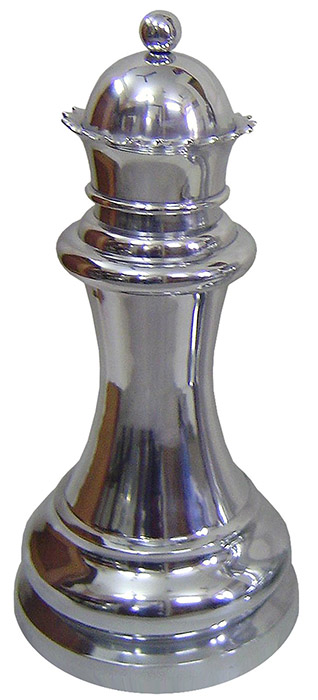 Aluminium Queen Chess Piece
